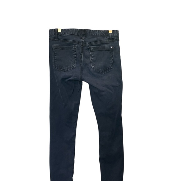 Skinny Jeans – TOMMY HILFIGER Black Denim, Sz 4, Excellent - Picture 3 of 7